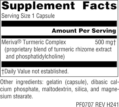 Planetary Herbals Turmeric Gold 500mg, for Healthy Inflammation Response, 30 Capsules