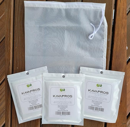 Strainer Bag for Straining Kava Drink Reusable Nylon