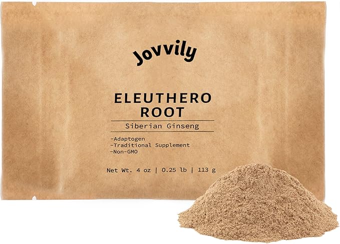 Eleuthero Root Extract Powder - 4oz - Siberian Ginseng - Adaptogen - Non-GMO