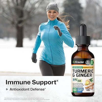 Boswellia Turmeric 100 Capsules & Turmeric Ginger Tincture 2 Fl. Oz.