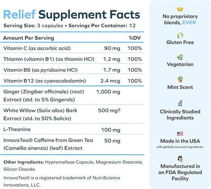 Cheers R&R Combo | Restore + Relief | Feel Better After Drinking & Support Your Liver | DHM, L-Cysteine, Milk Thistle, Ginger, White Willow Bark, Caffeine, L-Theanine | 24 Doses Each | Supplements