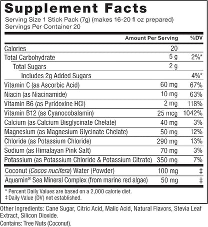 Bundle of FORCE FACTOR Liquid Labs Electrolytes Powder, Hydration Packets to Make Electrolyte Water with Vitamins, Minerals, and Antioxidants. Lemon-Lime Flavor + Tropical Fruit Flavor, 40 Stick Packs
