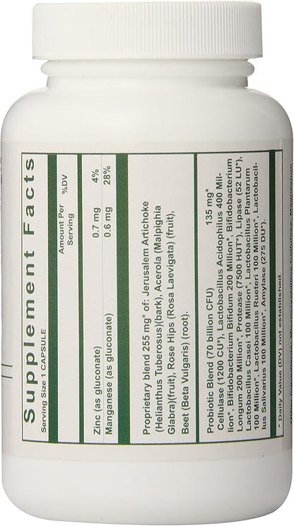 nutri-west Total Probiotics 120 Capsules, 2.4 Ounce