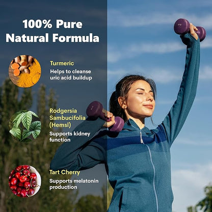 Muscle REx - Joint, Muscle & Nerve Support - Relax Aches & Chronic Discomfort Plant-Based Supplement (60 Capsules)