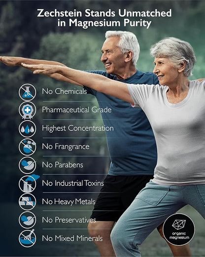 Magnesium Spray Oil - 100% Pure Topical Magnesium Chloride for Leg Cramps from Ancient Zechstein Seabed | Perfect for Sports, Relaxing & Sleep | for Adults & Kids (3,33 oz)