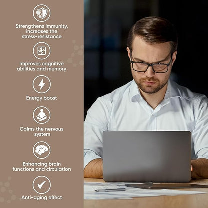 Lion's Mane Mushroom Gummies for Focus and Energy Boost 120x pcs 10-in-1 Mega Complex Lions Mane Supplement - Nootropic Superfood Mushroom Gummies for Adults Supplement 2 Months Supply