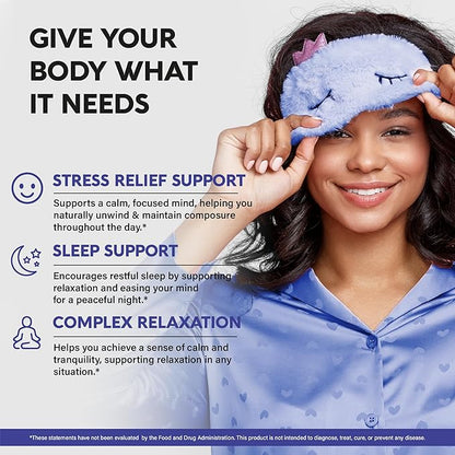 L Theanine 400 mg | L-Theanine Stress Relief | Extra Strength Supplement | Made in USA | Relaxation, Sleep & Calm Support | For Men & Women | Plant Based, Non-GMO & Gluten-Free | 120 Vegan Capsules