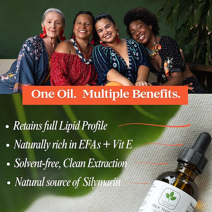 CO2 Liquid Milk Thistle Extract 2 fl oz - Milk Thistle Supplement CO2 Milk Thistle Seed Oil - Rich in Silymarin, VIT E, Zinc, Omegas, Tocopherols - Sweet and Pleasant Taste