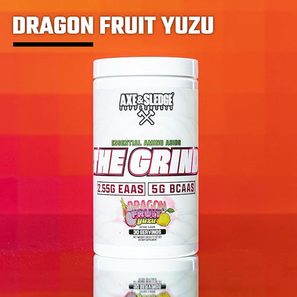The Grind Essential Amino Acids, Branched Chain Amino Acids, 30 Servings (Dragon Fruit Yuzu)
