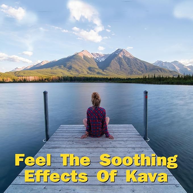 Kava Capsules | Authentic Kava Kava from Fiji | Fast Acting Kava Extract | 100mg of Kavalactones | Adaptogenic Experience | 30 Count