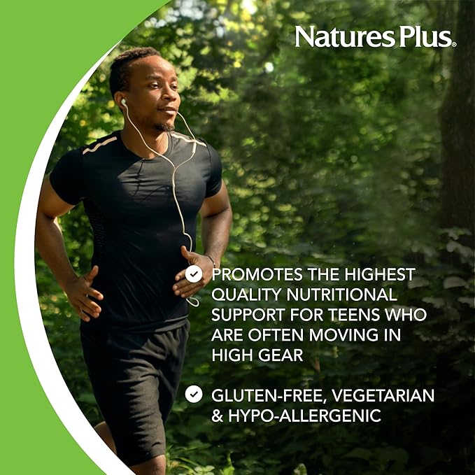NaturesPlus Source of Life No Iron - 180 Tablets - Multi-Vitamin & Mineral Supplement - Supports Natural Energy & Overall Well-Being - Gluten Free, Vegetarian - 60 Servings