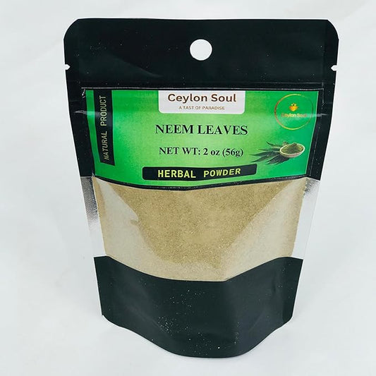 Neem Leaves Powder - 2oz - From Sri Lanka