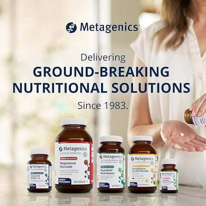 Metagenics E-400 Selenium - Antioxidant & VIT E Support* - Non-GMO, Gluten-Free, Vegetarian - Contains 50 mcg Selenium, 268 mg Vitamin E & 97 mg Calcium - 60 Tablets