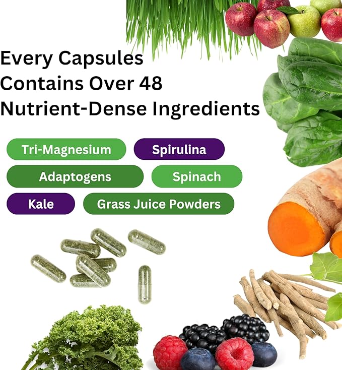 Paradise Herbs Earth's Blend Magnesium Supplement, Support Stress Relief, Sleep, Heart Health, Nerves, Muscles, Vegan, Non-GMO, Gluten Free, 90 Vegetarian Capsules