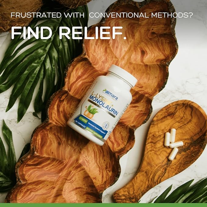 L-Lysine + Monolaurin 600mg 1:1 Ratio (2)