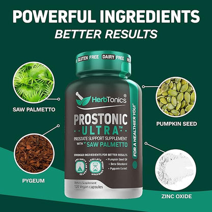 Liver Cleanse Detox & Repair Formula with Milk Thistle - Artichoke and Herbs Liver Health Support Supplement - Prostate Support Supplement for Men's Health | with Saw Palmetto & Less Urination