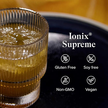 Isagenix Ionix Supreme - Drink with Niacin, Vitamin B12, Vitamin B6 and Riboflavin to Help Fight Stress - 32-Ounce Bottle (Natural Fruit Flavor)