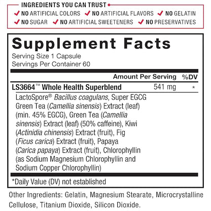 Force Factor ProbioSlim Probiotic Supplement for Women and Men with Probiotics and Green Tea Extract, Reduce Gas, Bloating, Constipation, Support Digestive Health & Gut Health, 180 Capsules (9-Pack)