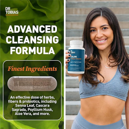 Dr. Tobias Vegan Omega 3 Algae Oil and Colon 14 Day Cleanse for Improved Digestion, Gut & Immune Support, and Overall Health