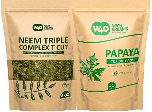 Neem Triple Complex and Papaya Tea Bags