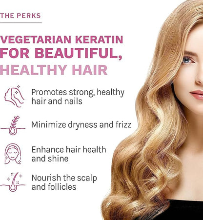 Reserveage Beauty, Keratin Hair Booster with Biotin 60 Caps & Collagen Replenish, Collagen Booster 120 Caps