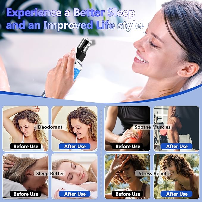 Pure Magnesium Oil Spray, 100Ml Topical Magnesium Spray Extra Strength, Organic Magnesium Oil Skin & Body Spray, Natural Magnesium Chloride Oil Spray for Feet