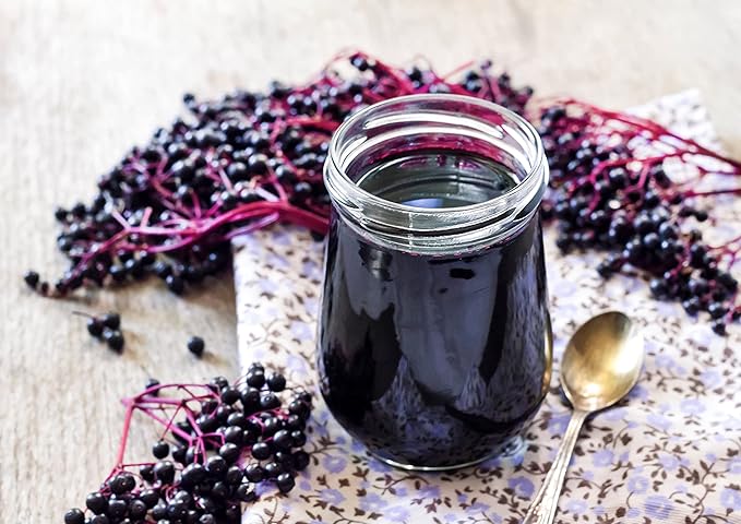 Food to Live Organic Black Elderberry Powder, 4 Pounds – Non-GMO, Made from Raw Dried Berries, Unsulfured, Vegan, Bulk, Great for Baking, Smoothies, Yogurts, No Sulphites, Contains Maltodextrin