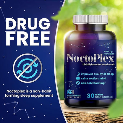 Sleep Aid 30 Tabs - 100% Drug Free & Non-Habit-Forming Sleep Pills – Clinically Formulated Sleep Supplement w/Valerian Root for Sleep - Melatonin, Lemon Balm & Valerian Root Sleep Aid