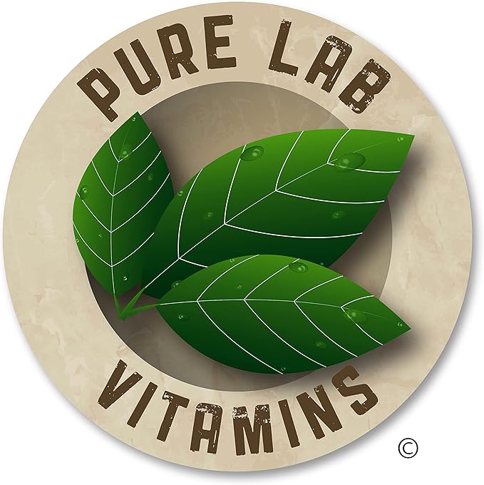 Magnesium Glycinate with Melatonin 3 mg - 90 Vegan Caps by Pure Lab Vitamins - Helps with Jet Lag and Sleep Cycles 🍁 Made in Canada