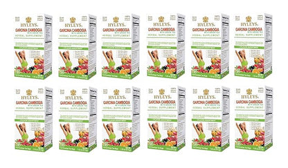HYLEYS Tea Garcinia Cambogia Green Tea 5 Flavors Assortment - 25 Tea Bags (12 Pack - 300 Tea Bags Total)