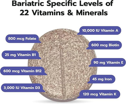 Bari Life Just One Chewable, Once Daily Bariatric Multivitamin and Iron