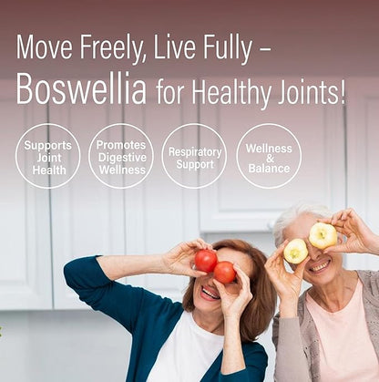 Super Boswellia Serrata with G-FOS - 98% Boswellic Acid - Supports Joint & Mobility Health - 180 Vegan Capsules, 180 Day Supply