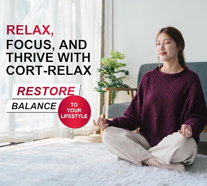 Super Calm Cortisol Supplement with Magnesium Glycinate, Ashwagandha, L-Theanine, Phosphatidylserine, Ginkgo Biloba & Lions Mane for Calm, Focus, Mental Clarity, Relaxation, Sleep, Energy