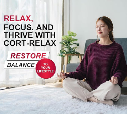 Super Calm Cortisol Supplement with Magnesium Glycinate, Ashwagandha, L-Theanine, Phosphatidylserine, Ginkgo Biloba & Lions Mane for Calm, Focus, Mental Clarity, Relaxation, Sleep, Energy