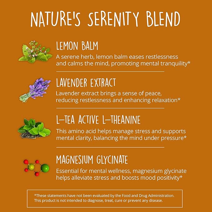 Happy Healthy Hippie Be Grounded Stress Relief Supplement – Lavender Pills | Promotes Calmness & Relaxation | Quick Acting | Magnesium Glycinate 100mg, L Theanine, Lemon Balm Leaf, | Herbal, 60 Ct