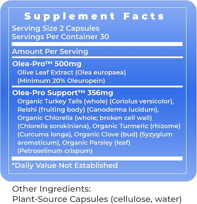 Premier Research Labs Olive Leaf Immune - Olive Leaf Extract Capsules, The Olive Leaf Pills with Phytonutrient Oleuropeinm, Herbal Supplement for Immune & Heart Health Support - 60 Vegetarian Capsules