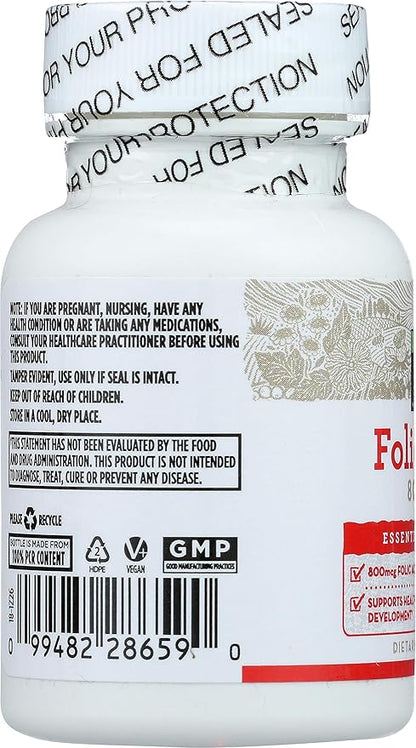 365 Everyday Value, Folic Acid 800mcg, 250 ct