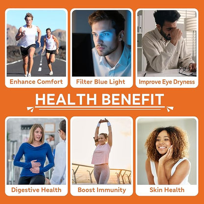 Liposomal Turmeric and Ginger Supplement 2000mg with Lutein 20mg Zeaxanthin for Women Men, Organic Turmeric Curcumin Complex Supplement for Eye, Digestive & Immune Support, Non-GMO, 120 Softgel Pills