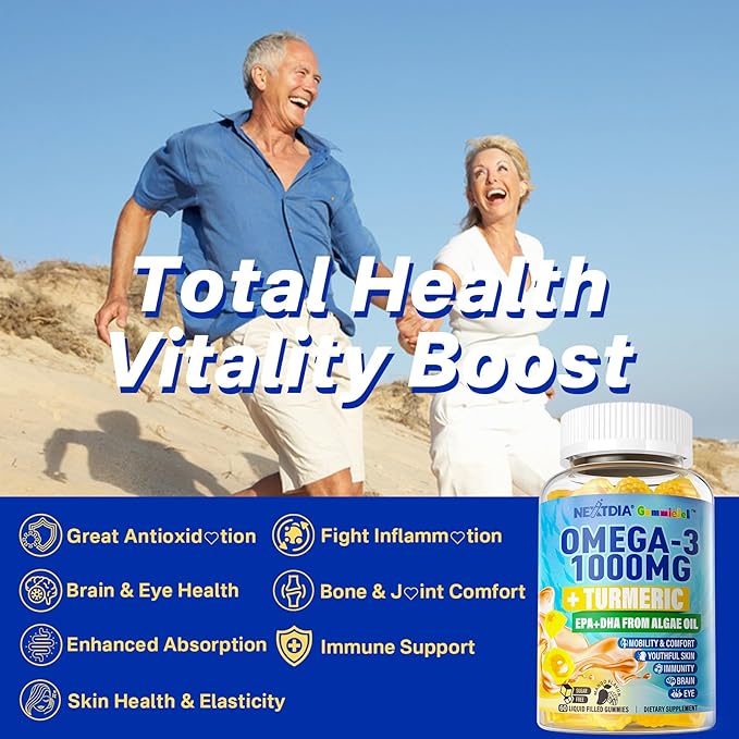 Vegan Omega-3 Gummies + Iron Bisglycinate 26mg