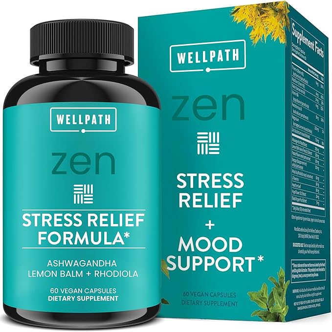 WellPath Zen & Boost Bundle – Stress Relief & Immune Support – 60 Ct Each
