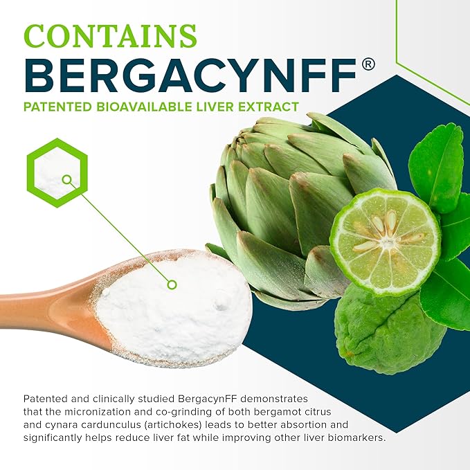 Zen Nutrients The Everyday Liver Vitamin - Liver Cleanse Detox & Repair with Bergacyn FF, Organic Milk Thistle, Dandelion Root & Artichoke Extract for Liver Health - Fatty Liver Support Supplements