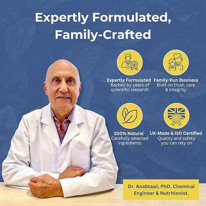 Natagra 1000mg Herbal Supplement – Maca, Tribulus, Ginseng – Supports Energy & Well-Being – Vegan, UK Made