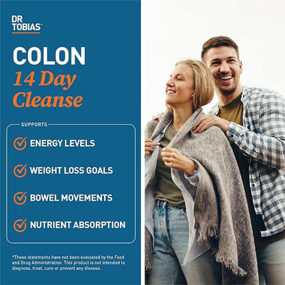 Dr. Tobias Vegan Omega 3 Algae Oil and Colon 14 Day Cleanse for Improved Digestion, Gut & Immune Support, and Overall Health