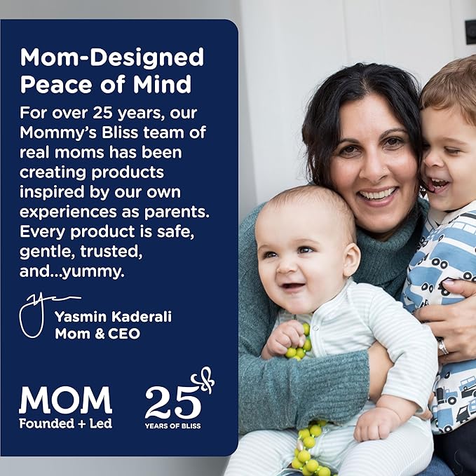 Mommy's Bliss Kids Sleep Liquid with Melatonin & Calming Herbs | Supports The Natural Sleep Process for Children 3 Years & Up | Grape Flavor | Sugar Free| 4 Fl Oz (60 Servings)