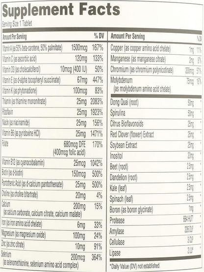 365 by Whole Foods Market, Women's One Daily Multivitamin Tablets, 180 Count