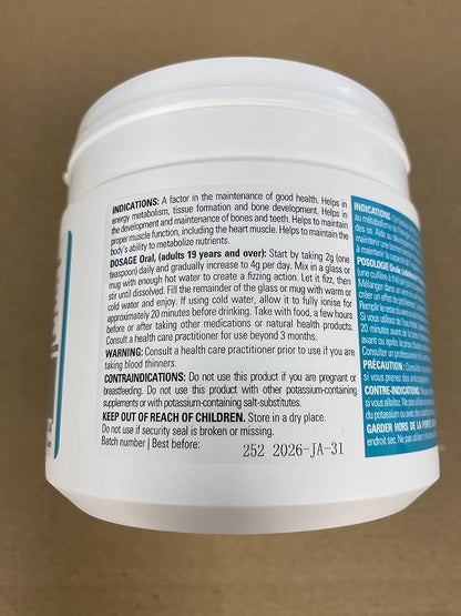 ITL Health BF Plus Calcium Zinc Magnesium Powder with D3, K2, C, B6, Boron, Zinc and Potassium | for Optimal Bone Health, and Immune Support (Exotic Raspberry Lemon, 210g)