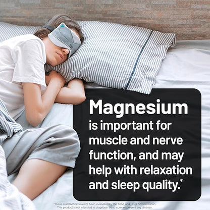 NatureWise Magnesium Glycinate 625 mg - Equal to 125 mg Elemental Mg - Chelated Magnesium Glycinate for Sleep, Relaxation, Muscle & Bones* - Gentle on Stomach, Vegan - 30 Capsules[30-Day Supply]