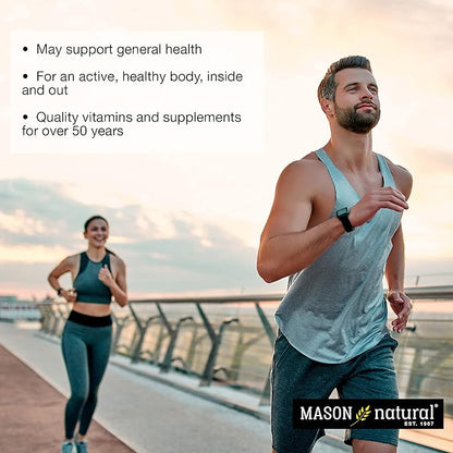 MASON NATURAL Vitamin D3 125 mcg (5000 IU) - Supports Overall Health, Strengthens Bones and Muscles, from Fish Liver Oil, 50 Softgels (Pack of 2)