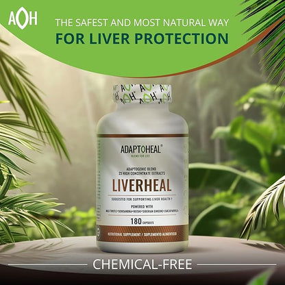 Liver Supplement – Clean, Detox and Repair Formula, Herbal Liver Support Supplement with Milk Thistle (180 Capsules)