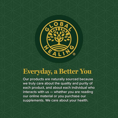 Global Healing Bio-Active Copper Supplement Cu1 - Cuprous Nicotinic Acid Helps Detox Body from Within - Supports Immune System & Red Blood Cell - Niacin Vitamin B3 Chelated Copper - 30 Capsules